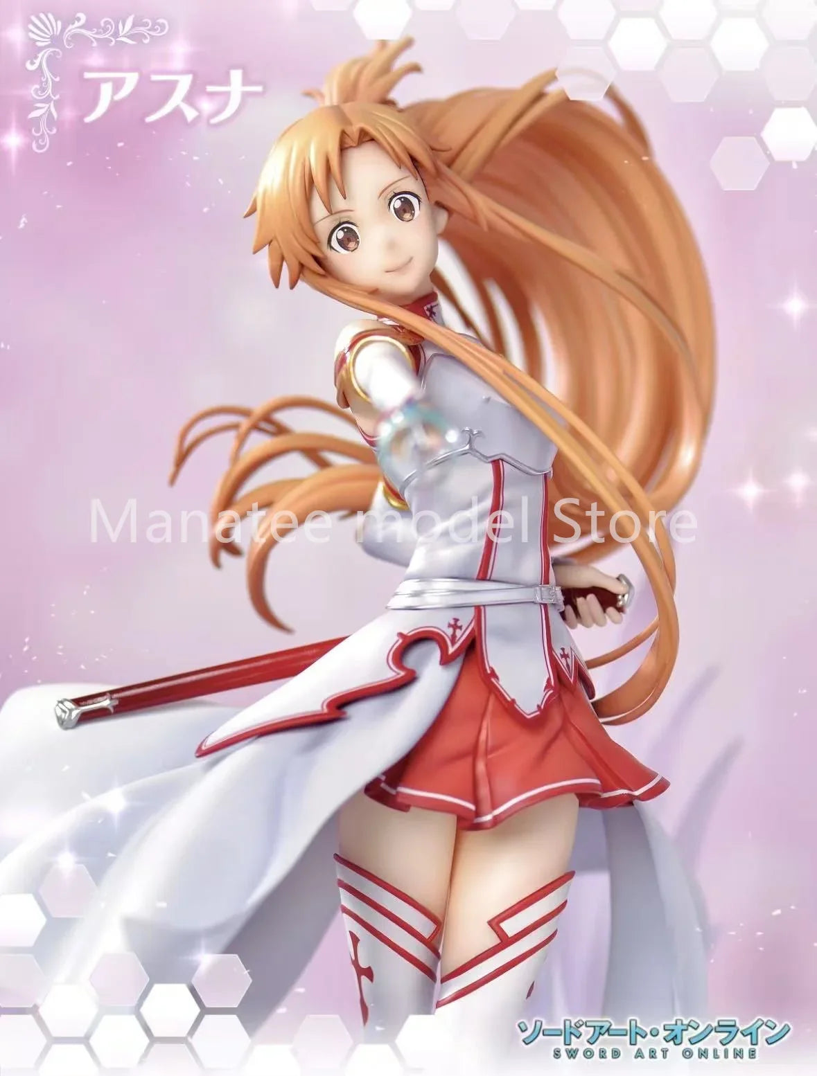 100% Original Asuna Yuuki PVC Action Figure Anime Model Toys Figure Collection Doll Gift