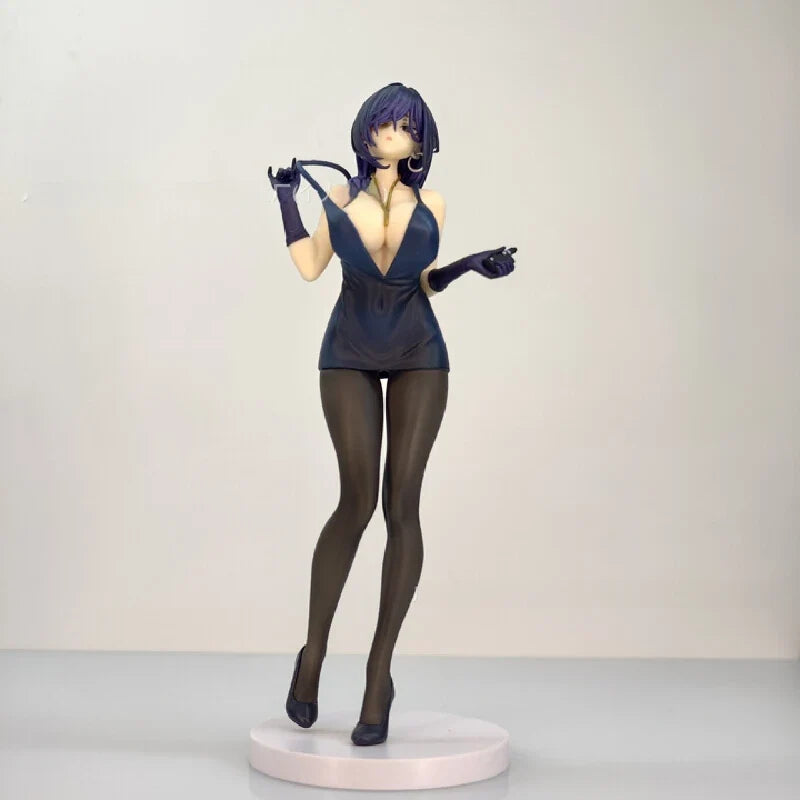 Yokoyama Iwami Black Dress With Detachable Cape Anime Beautiful Girl Desktop Action Figure Display Statues Ornaments Toy Gift