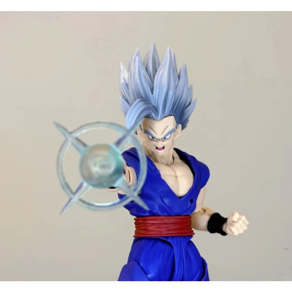 Original BANDAI Dragon Ball Superhero Theater Version Piccolo Gohan Goku Vegeta SHF Anime Action Figures Collection Model Toy