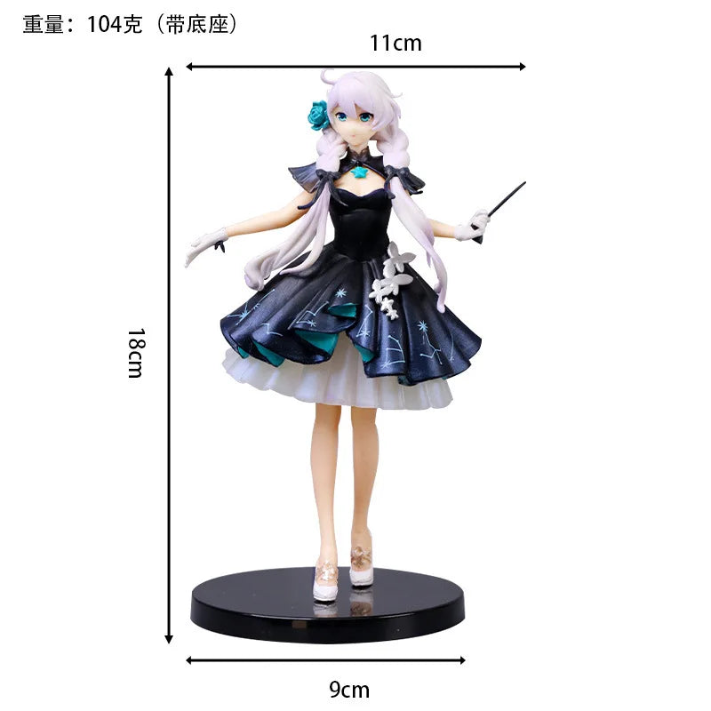17cm Anime Kaslana Honkai Impact 3rd Figures Kiana Kaslana Figure Symphonic Poetry of The Holy Night Ver Doll Pvc Collection Toy