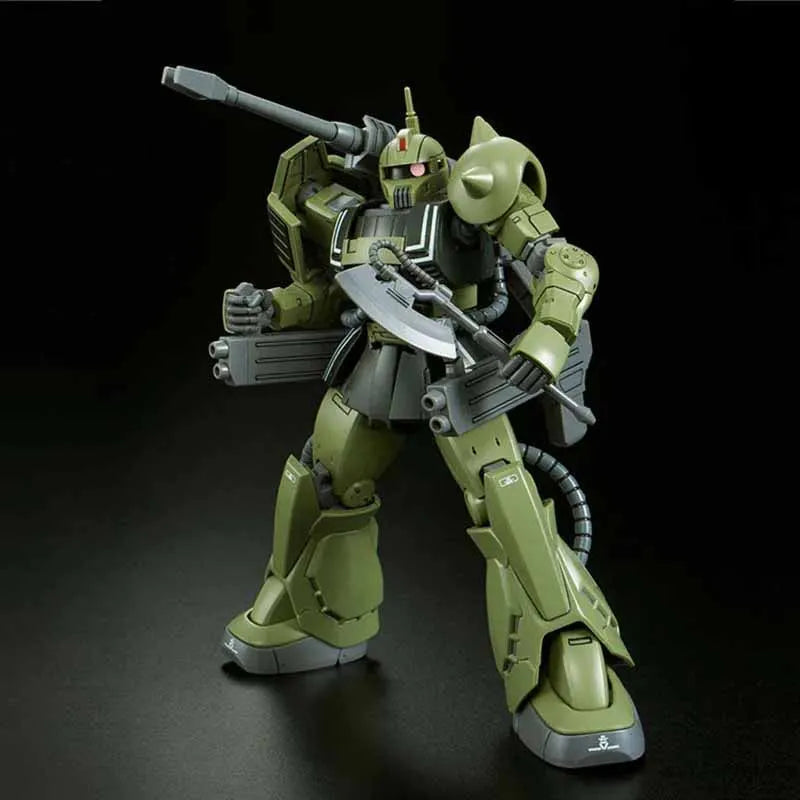 IN STOCK Bandai Original GUNDAM HG Series MS-06K ZAKU GANNON Anime Action Figure Assembly Model Toys Collectible Model