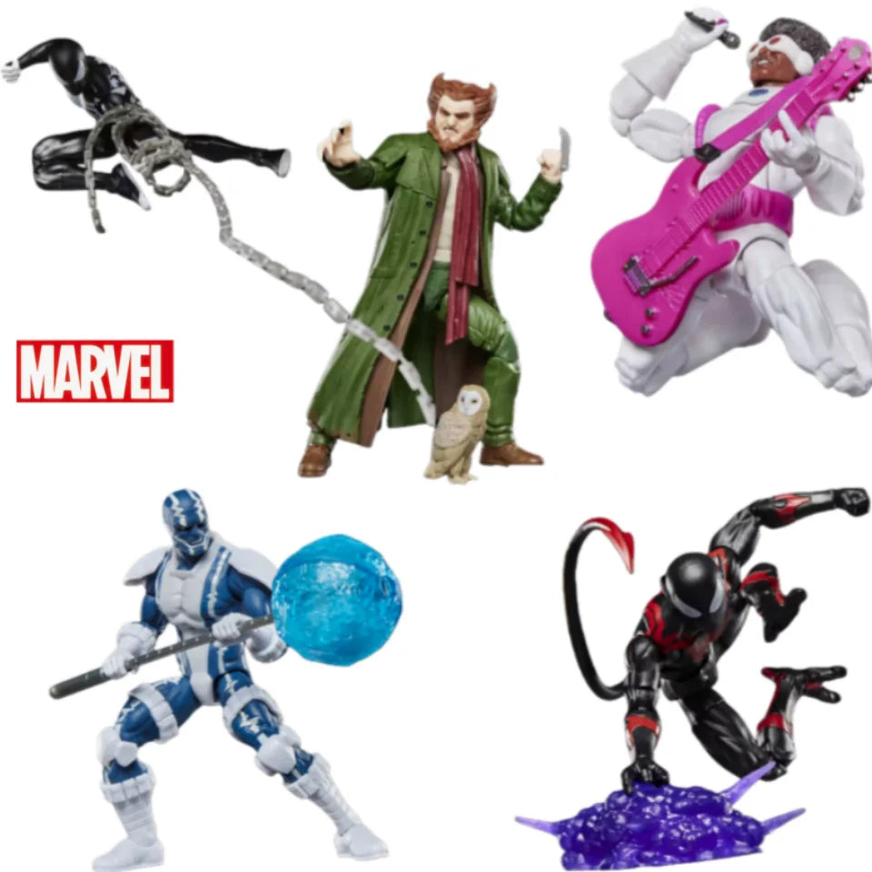 Marvel Legends Retro Spider-Man 2099 Hypno-Hustler 6-Inch Action Figure Collectible Toy Model Kit Doll Fans Gifts
