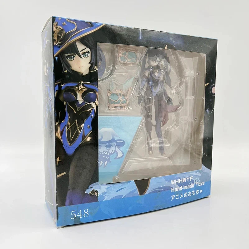 15cm Figma #548 Mona Anime Figure Mona Mirror Reflection of Doom Action Figure #1718 Traveler Figure Collectible Model Toys Gift