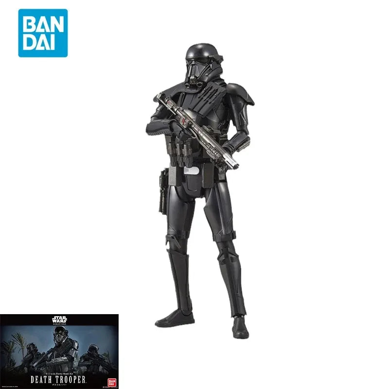 Bandai Original STAR WARS Anime Modell DEATH TROOPER Actionfigur Bausatz Spielzeug Sammlerstücke Ornamente Geschenke für Kinder