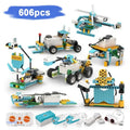 STEM Educational Building Blocks Kit Programmable Robot Brick High-Tech Steam Puzzle Assembly for Early Science Learning