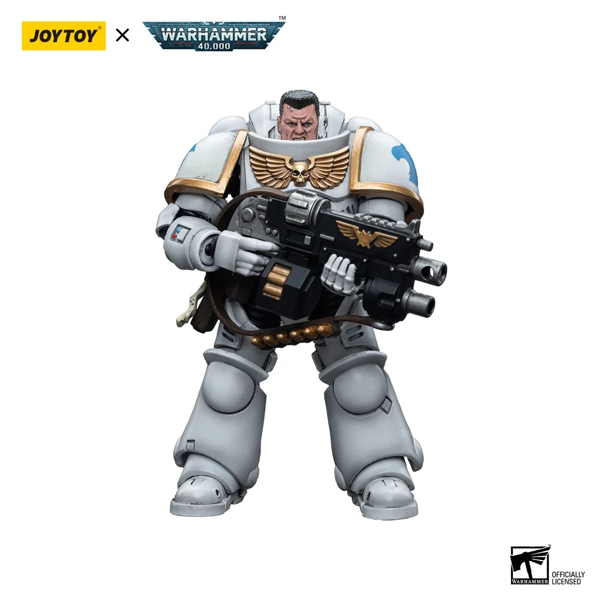 JOYTOY Warhammer 40k 1/18 Action Figures Space Marines White Consuls Intercessors 1