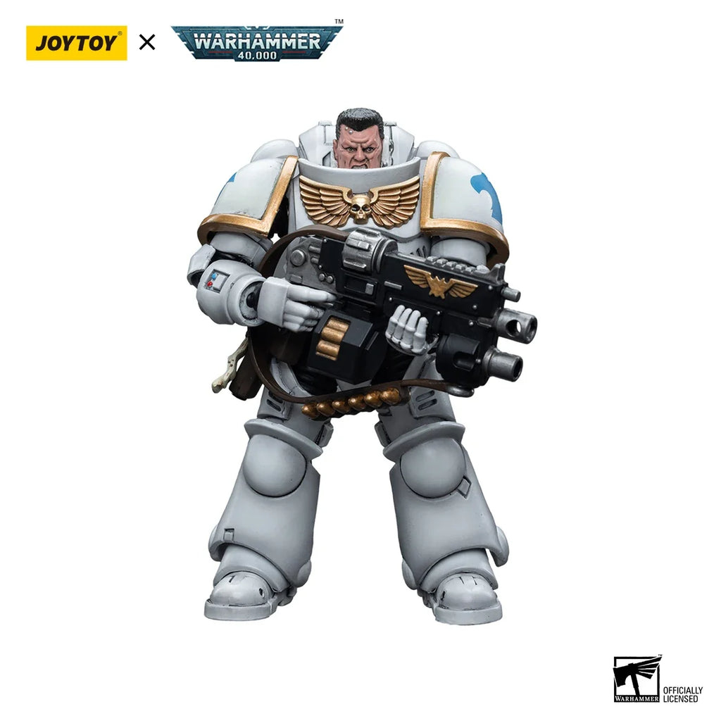 JOYTOY Warhammer 40k 1/18 Action Figures Space Marines White Consuls Intercessors 1