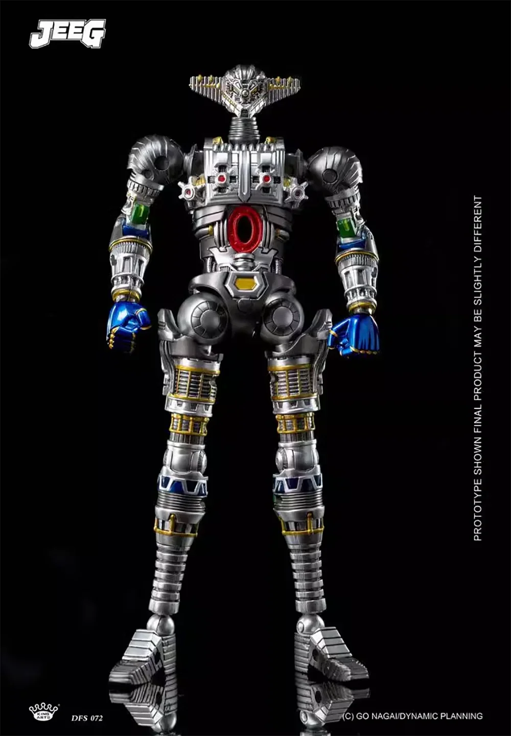 Original King Arts DFS072 Alloy Scenario Series Diamond Flying Diamond Jeeg Action Anime Figure ModelToys 25.2CM Collection Gift