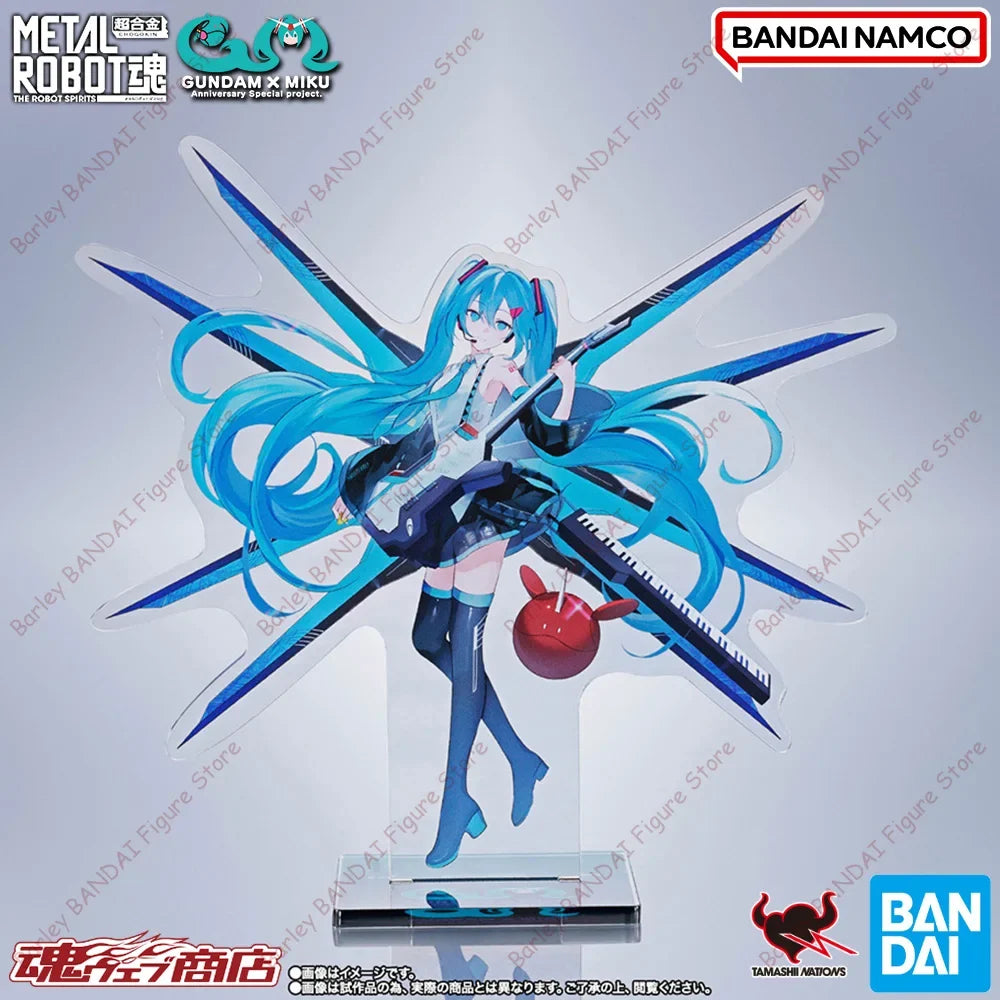 Original In Stock BANDAI METAL ROBOT MR SIDE MS STRIKE FREEDOM GUNDAM TYPE II HATSUNE MIKU Ver. Articulated Mecha Model Toy Gift
