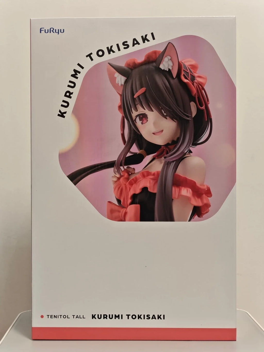 TENITOL TALL Date A Live V Kurumi Tokisaki Original genuine PVC Action Anime Figure Model Toys Figure Collection Doll Gift