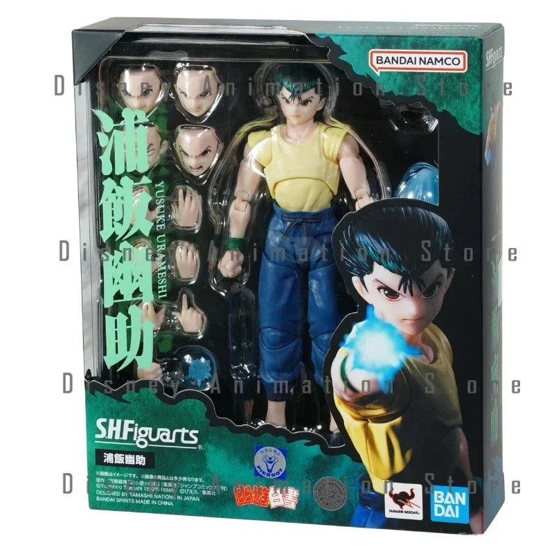 Auf Lager 100% Original Bandai S.H.Figuarts SHF Yusuke Urameshi Auf Lager Anime Action-Sammelfiguren Modellspielzeug Hobby