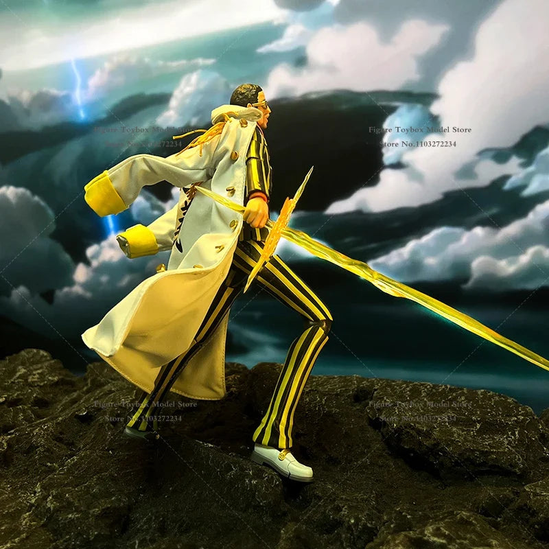 1/12 Scale Borsalino Soldier White Windbreaker Cape Coat Toys Accessory For Anime Shf 6inch Action Figure Body Decoration