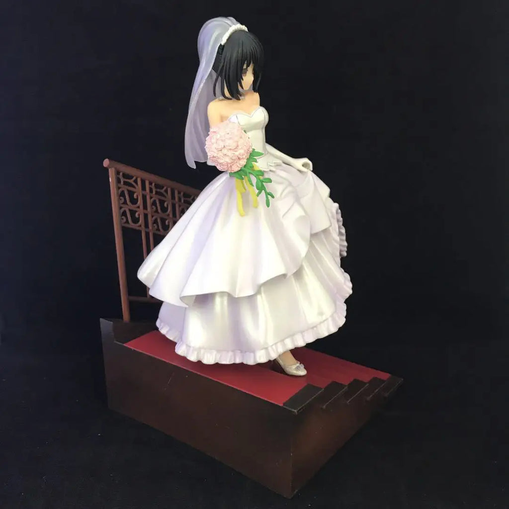 23cm Date A Live Ⅱ Wedding Dress Kurumi Tokisaki Anime Figure Collectible Gift Model