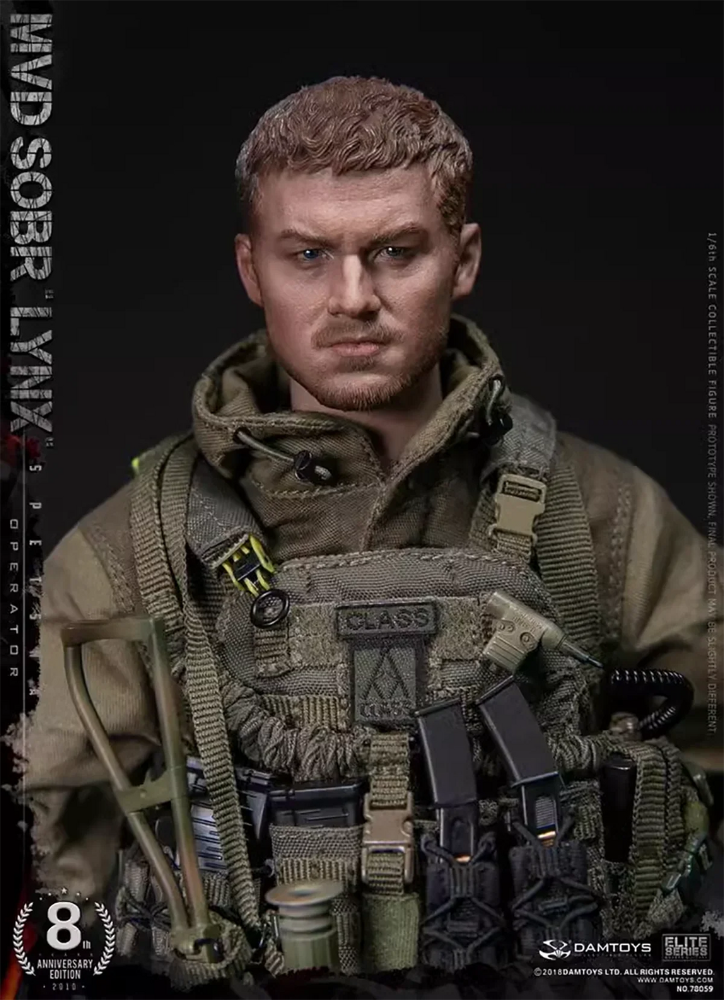 DAMTOYS DAM 78059 1/6 SOBR LYNX special forces Russian soldiers Military Set 8th Anniversary Male Soldier Action figure model