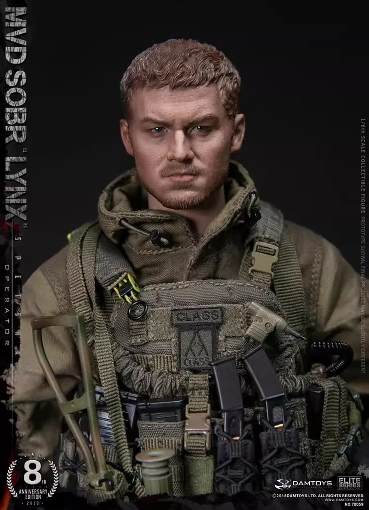 DAMTOYS DAM 78059 1/6 SOBR LYNX special forces Russian soldiers Military Set 8th Anniversary Male Soldier Action figure model