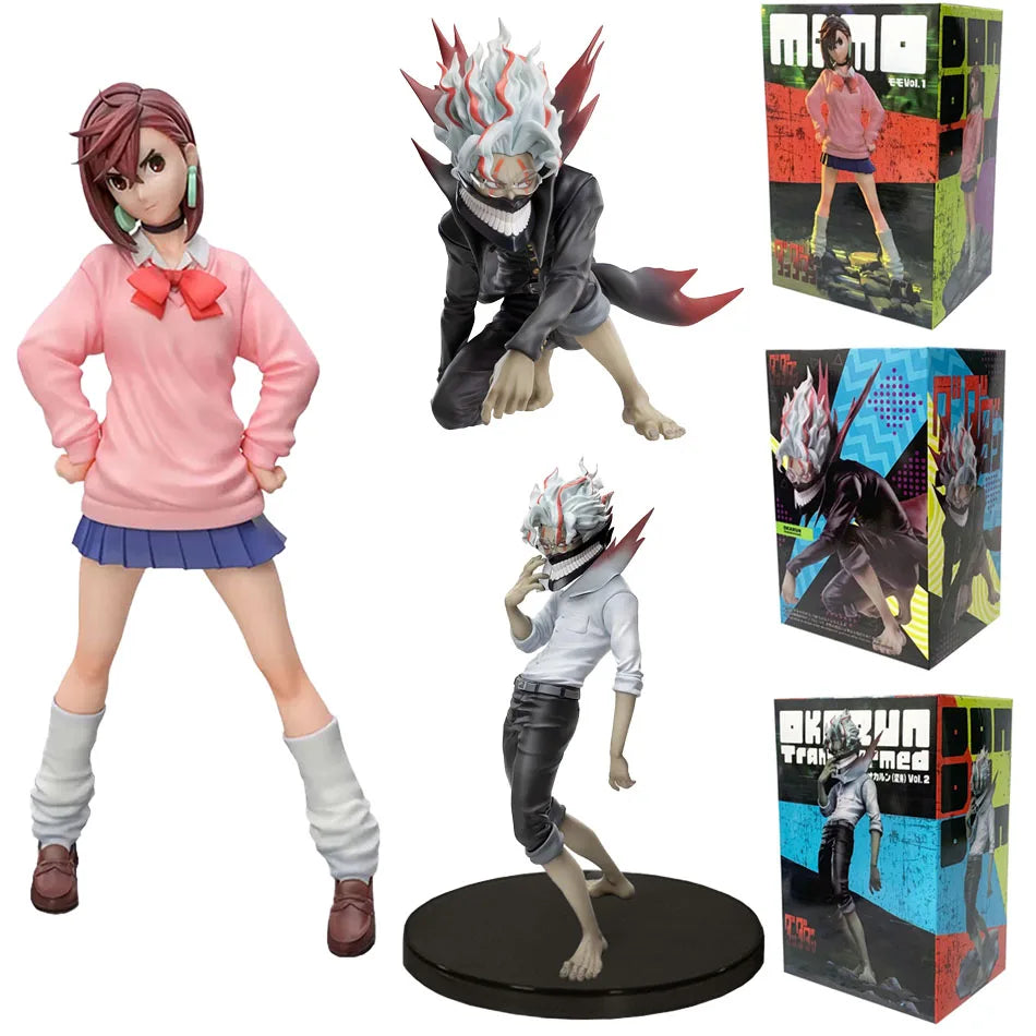 Hot 17cm Anime Dandadan Ayase Momo Figures Doll PVC Model Action Toys desktops Small ornament children birthday Gift