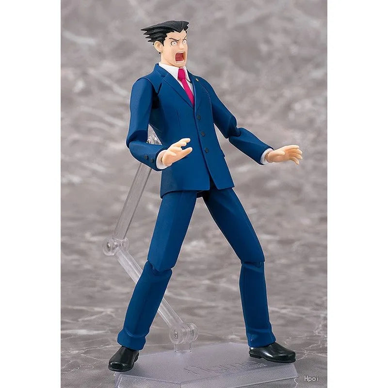 Max Factory Figma Finished Product Movable Exquisite Proportional Doll Series Ace Attorney Anime Toy Model Festival Gift for Boy