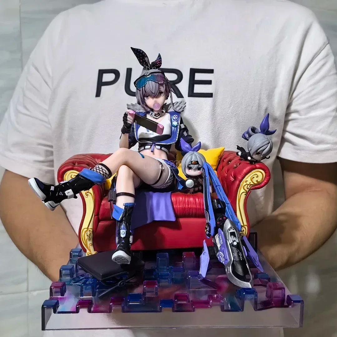 Game Honkai Star Rail Figure Peripheral Studio Hanser Silver Wolf Figurine GK Apex Innovation Figure Anime PVC Collection Statue