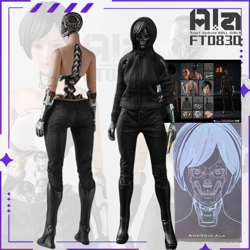 In Stock TRUE1TOYS Artificial Human ALA Terminator Doujin Female Soldier 1/6 Movable Doll Finished Model Handmade Soldiertoygift