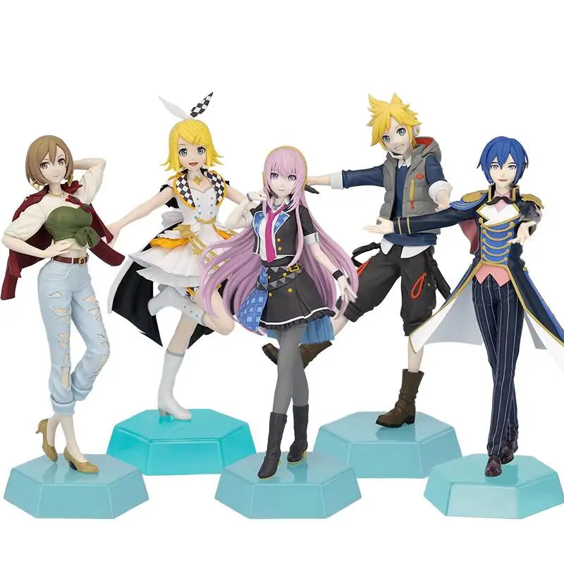 Genuine Sega Hatsune Miku: Colorful Stage! DDC Meiko Kaito Megurine Luka Kagamine Len Kagamine Rin Original Anime Figure Model