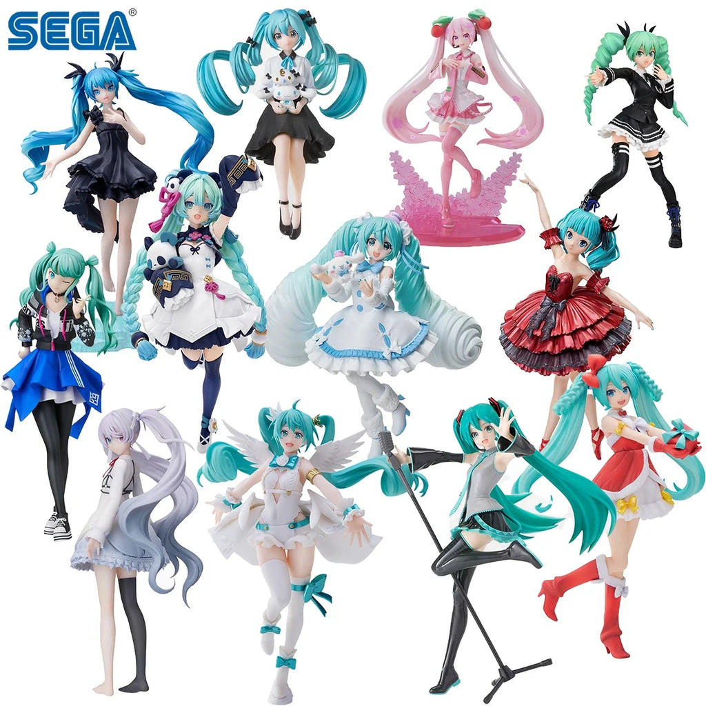 In Stock SEGA Luminasta Hatsune Miku Series Collection Doll PVC Anime Action Figures Hatsune Miku Model Ornament Toy