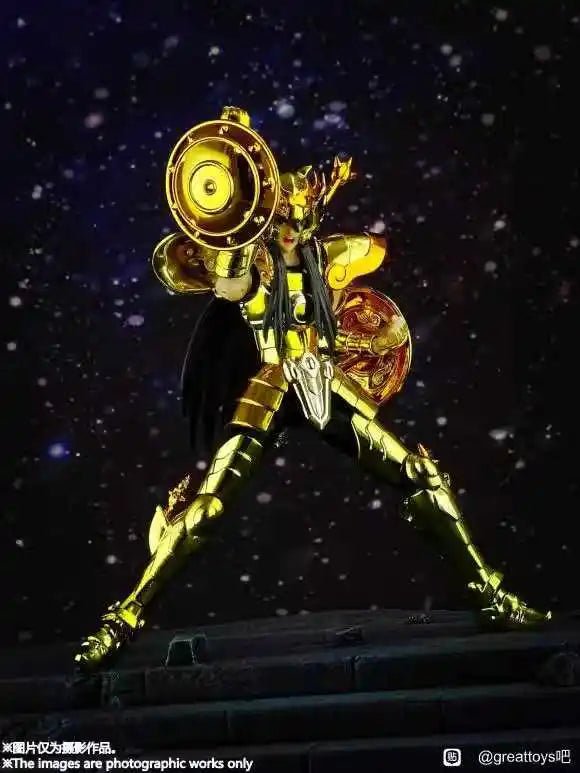 BANDAI in Stock Saint Seiya Saint Cloth Myth Golden Front Libra Purple Dragon Collectible Model Decoration Action Figure Toy