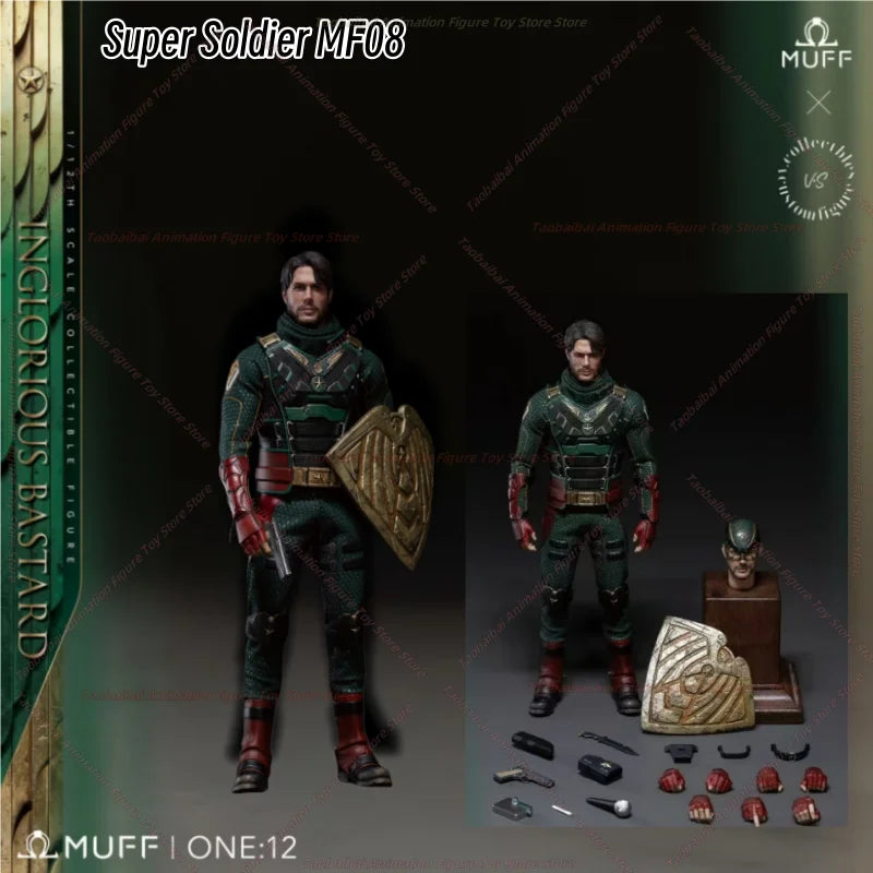 MUFF V.collectibles 1/12 Super Soldat MF08 Hochwertige Actionfigur Geschenk-Sammlung