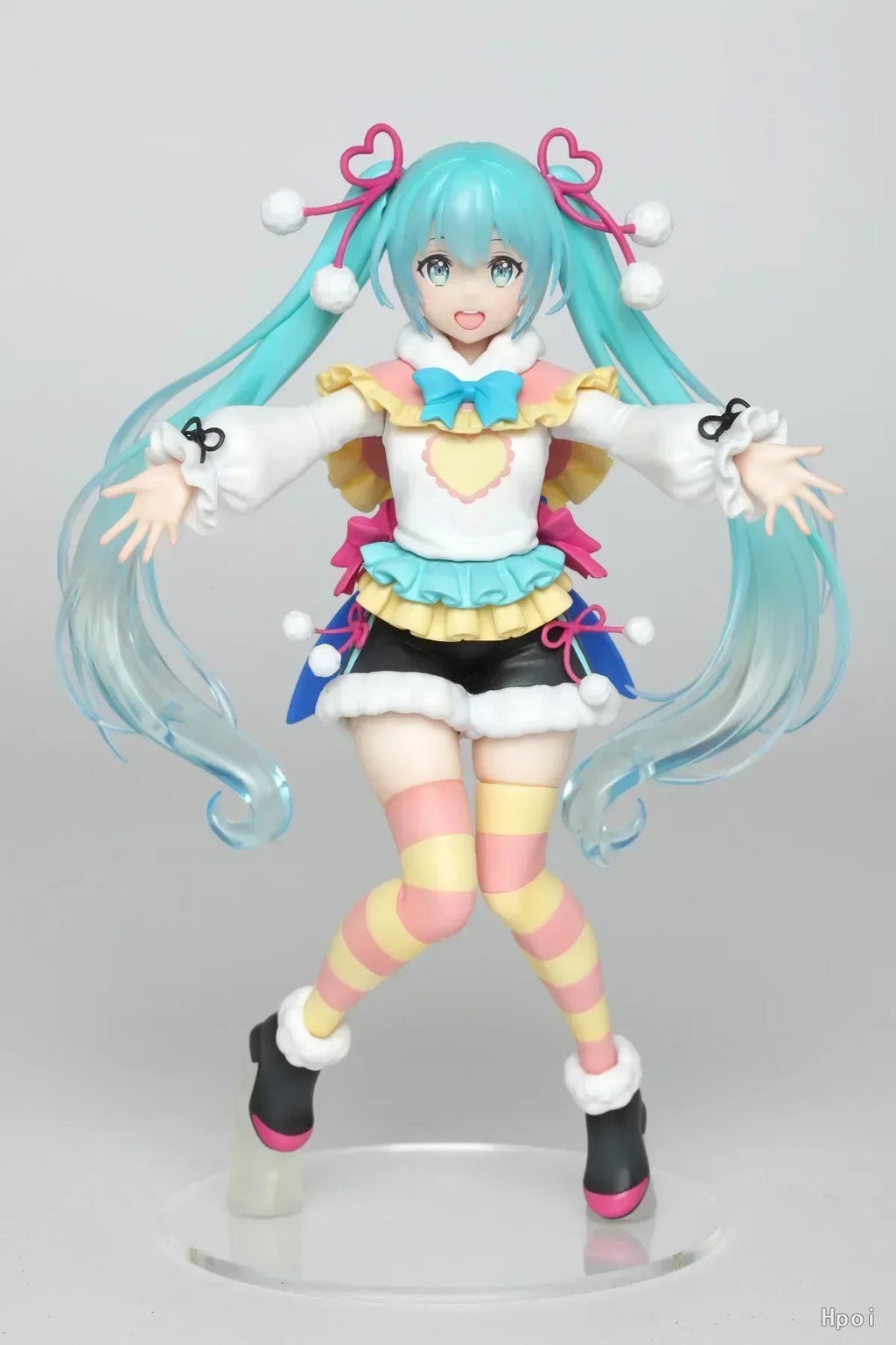 In Stock Original TAITO Hatsune  Toy Figure Winter Image Anime Figure Movable Model Collection Toy Gift Collection Ornaments