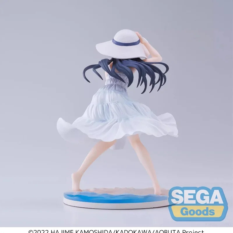 Original Sega Luminasta Anime Aobuta Sakurajima Mai Action Figure Model Summer Dress Mai Senpai Pvc Anime Model Doll Toys Gifts