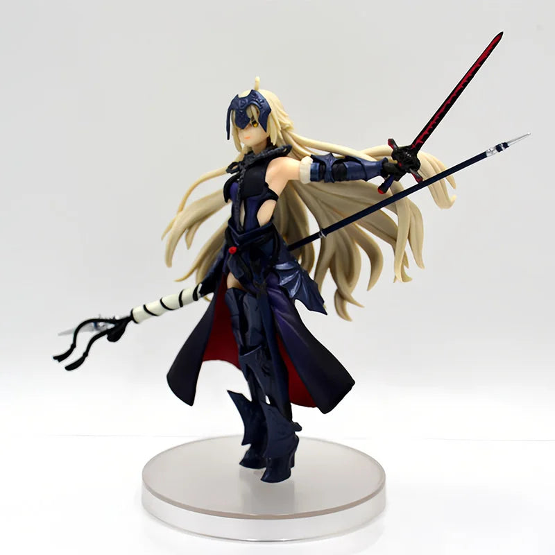 17cm Fate/Grand Order Jeanne d'Arc Anime Figure Saber Alter Rider Action Figure Altria Pendragon Figurine Model Doll Toys Gift