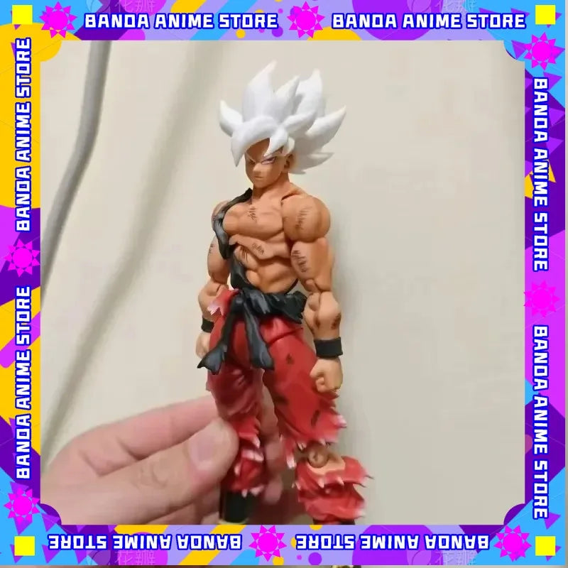 In Stock New Black Hole Toys Dbz Son Goku Shf Ssj Super Saiyan Warrior Awakening Ver Anime Action Figure Kids Custom Toys Gifts