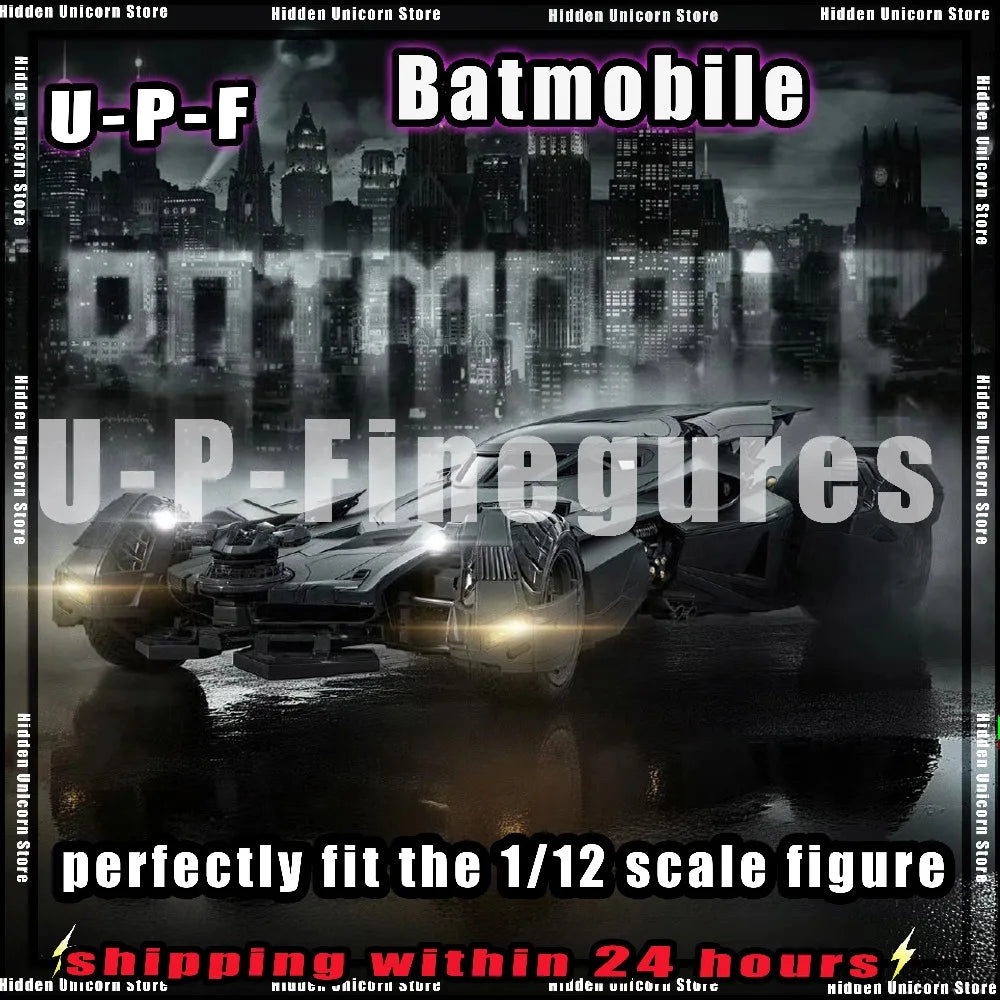New 1/12 U-P-Finegures LPZZ Batmobile Bvs Batman Dual-form Action Figure 50 Cm Assemble Figurine Collection Model Kid Gifts Toys