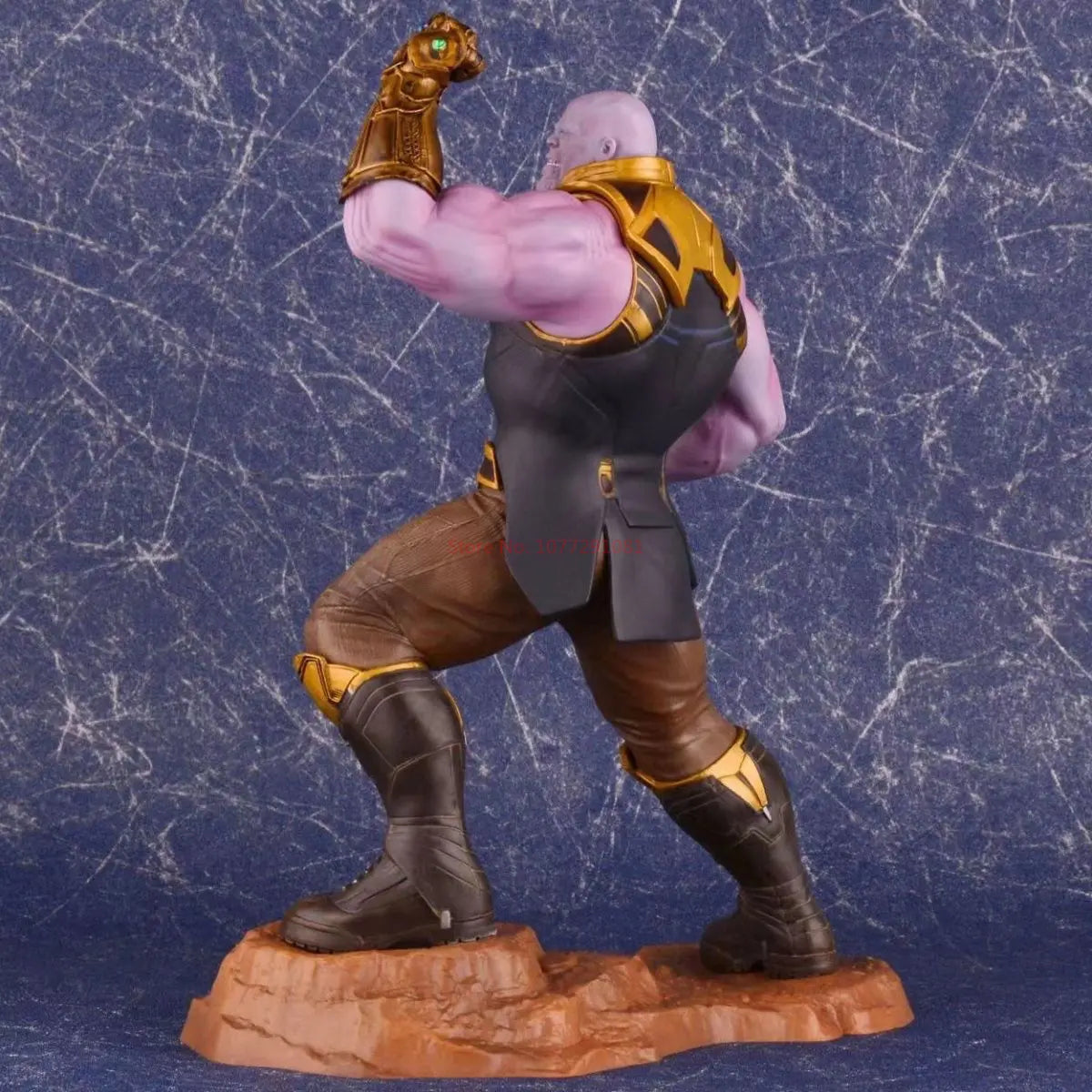 Movie The Avengers Thanos Scene Handmade Model Of The Destruction Scene Marvel Hero Decoration Statue Figures Toy Gift