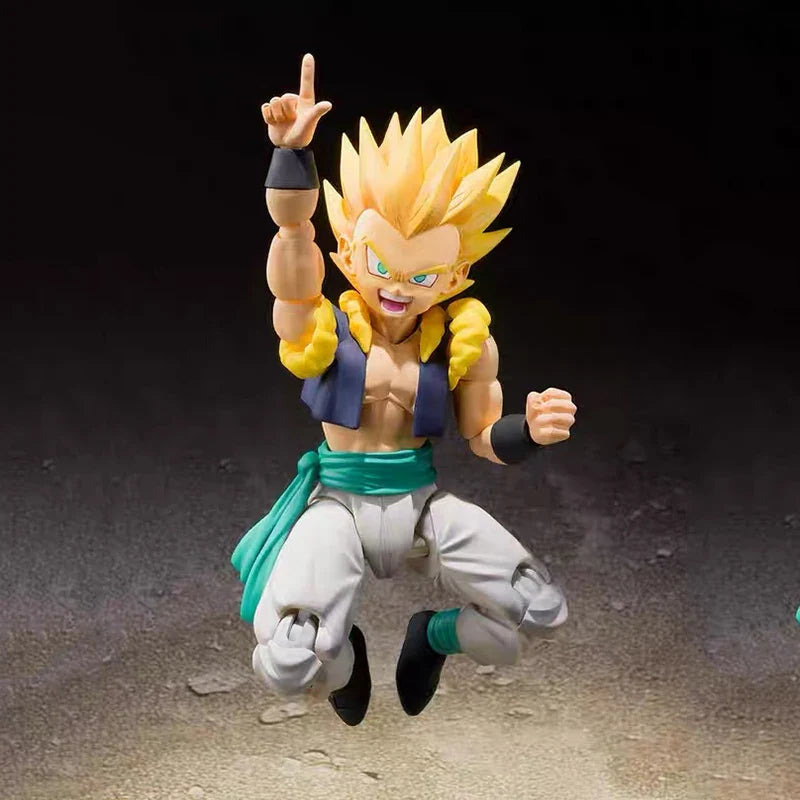 New Dragon Ball Z Anime Figures Shf Super Saiyan Gotenk Action Figure PVC Collection Statue Model Ornament Room Desk Toys Gifts