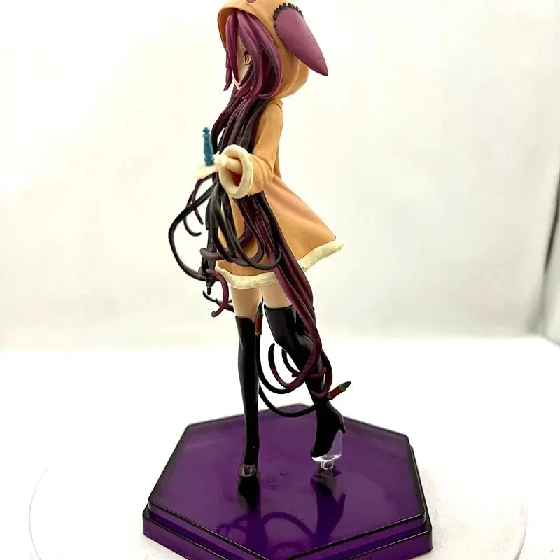 18cm No Game No Life:Zero Anime Figure Schwi Jibril Action Figure No Game No Life Shuvi Dola Shiro Figurine Model Doll Gift