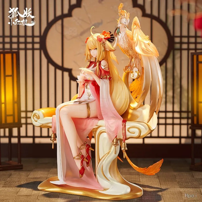 【Original】Good Things about Reading Fox Demon Little Red Girl Tushan Honghong Golden Feather and Flower Shop 1/7 Scale Figure