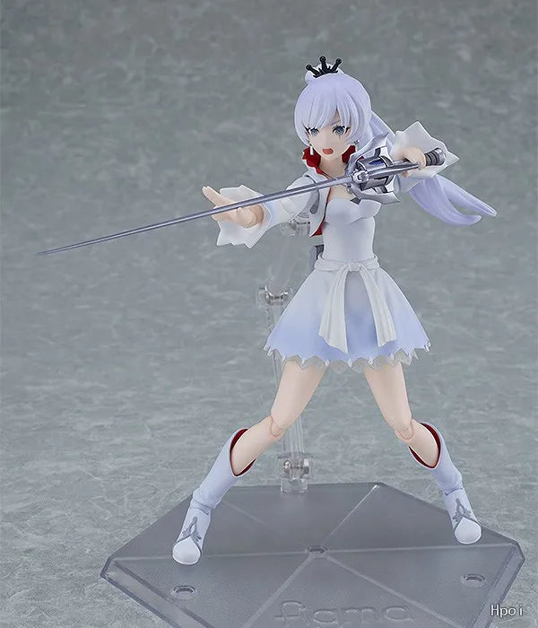 Original in Stock Max Factory Figma#599 RWBY Ice and Snow Empire Weiss Schnee Scale Figures Model Toys Gifts Collection