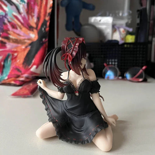 11cm Date A Live V Sexy Anime Girl Figure Kurumi Tokisaki Nightwear Action Figure Tohka Yatogami/Yoshino Figurine Model Doll Toy