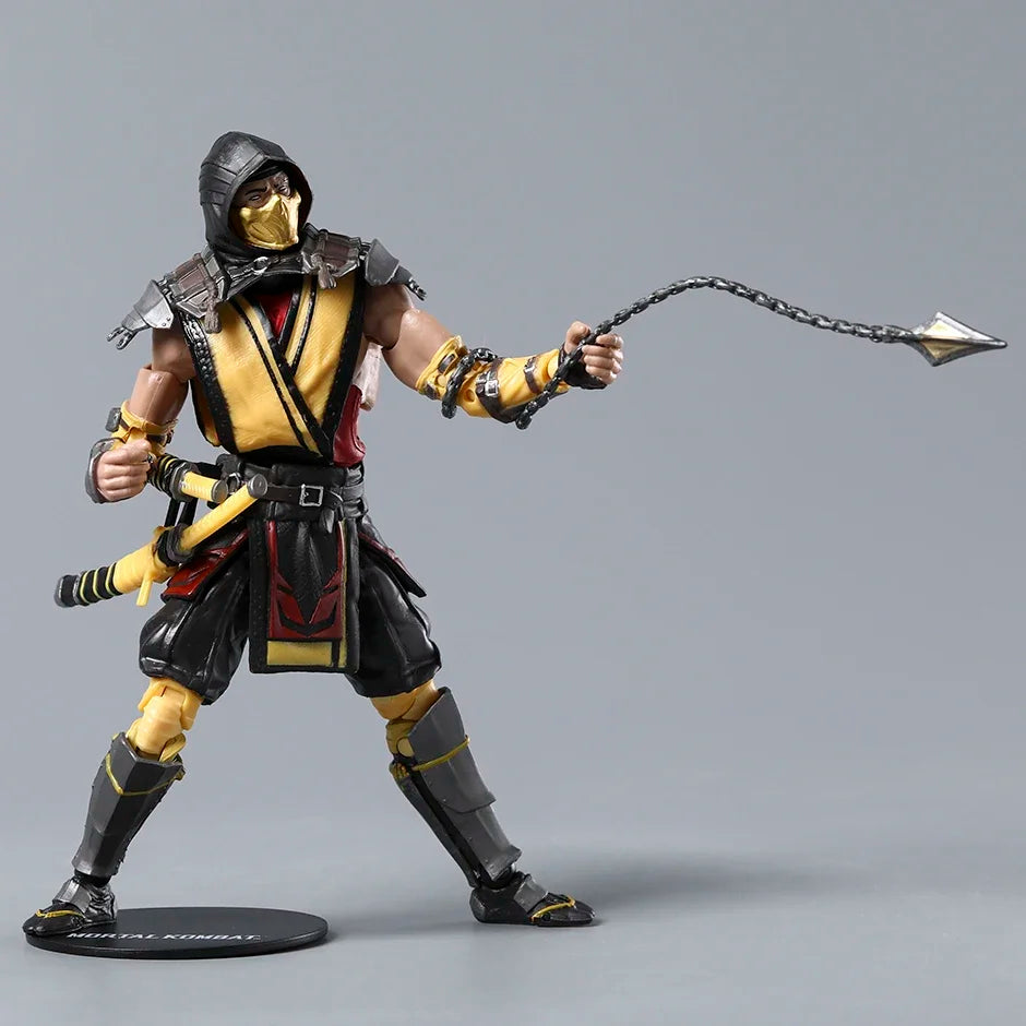 Sub-Zero Scorpion Mortal Kombat Decorations Action Figure Collection Toy Gift