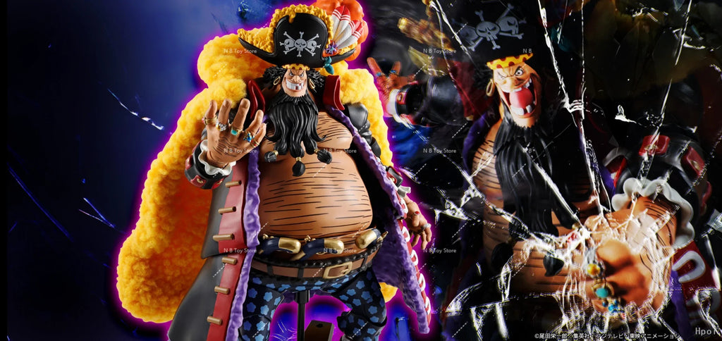 In Stock Bandai S.H.Figuarts Marshall D. Teach - The Four Emperors Barbanegra 24CM PVC Figurine Collectible Model Toy for Gift