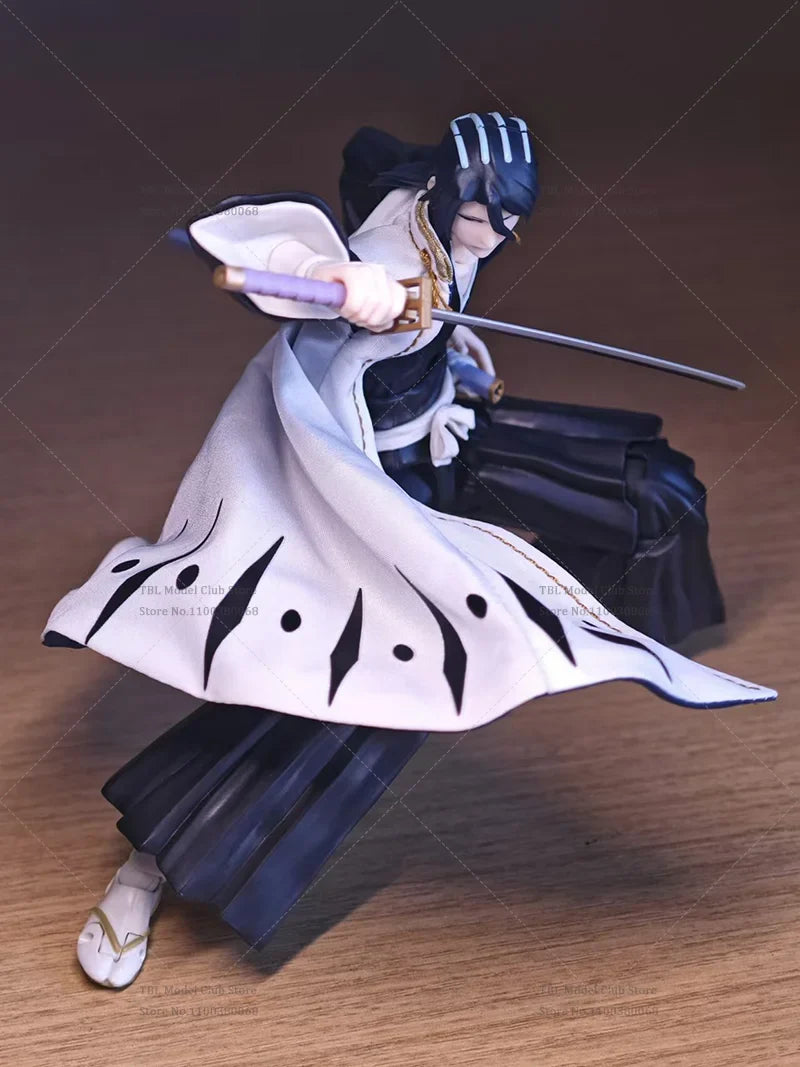 1/12 Scale Male Clothes Shinigami Kuchiki Byakuya Senbonzakura Japanese Anime For SHF 6-inch Action Figure Soldier Scene Props