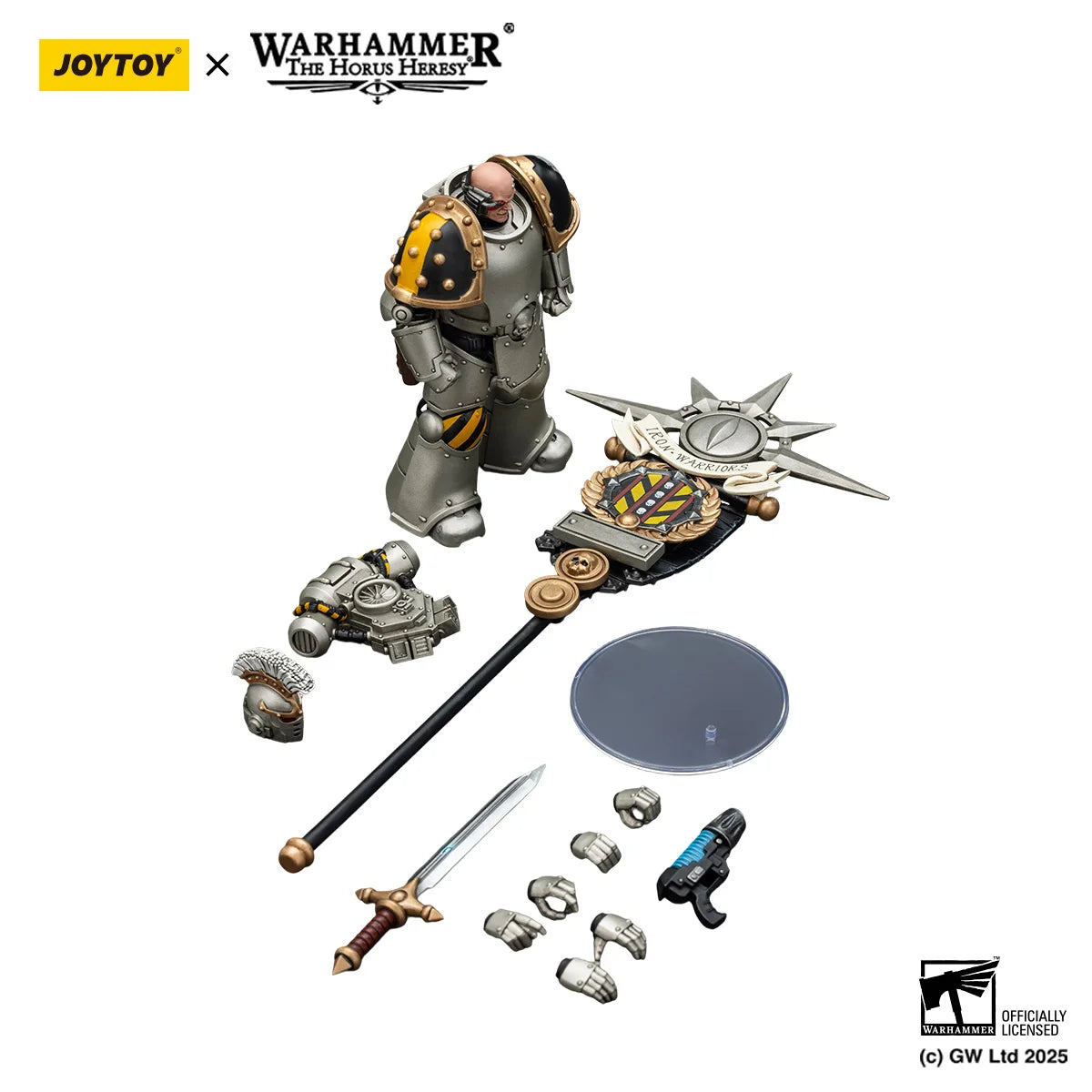 [Pre Order]JOYTOY Warhammer40K 1/18 Action Figure Iron Warriors MKVI Tactical Command Squad Chosen figures Toys