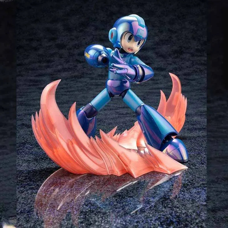KOTOBUKIYA Original MEGA MAN Scramble Thunder Ver Pile Drive Ver Premium Charge Shot Ver Anime Action Figure Assembly Model Toys