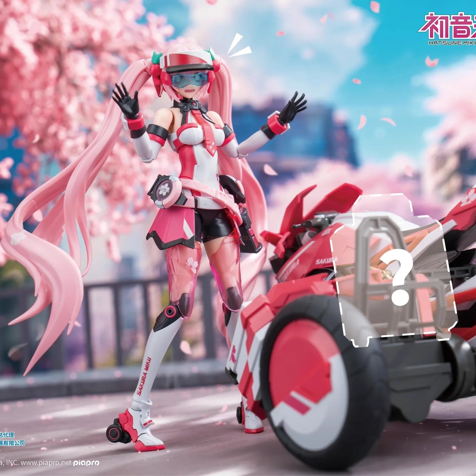 Hatsune Miku Assembly Model Pink Miku Action Figures Cherry Original Soskill 68001 Anime Girl Doll Customized Toy Gifts