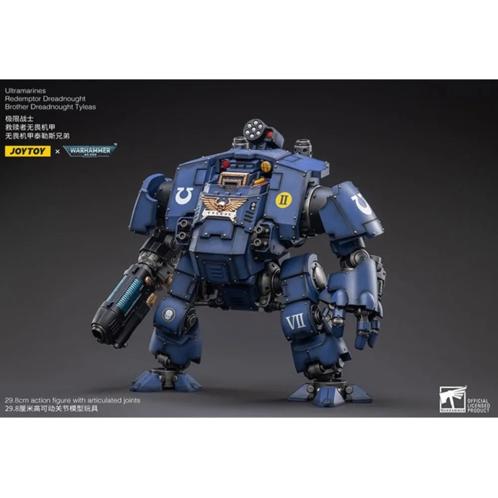 JOYTOY Warhammer 40K UItramarines Redemptor Dreadnought Brother Dreadnought Tyleas Action Figure Doll Decoration Gift Collection