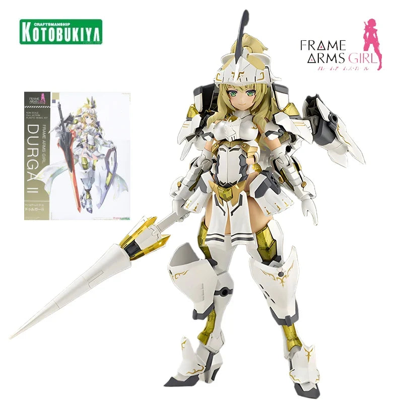 Kotobukiya Original FRAME ARMS GIRL Series ART WORKS\DURGA  Action Figure Assembly Model Toys Collectible Model Gifts for Boys