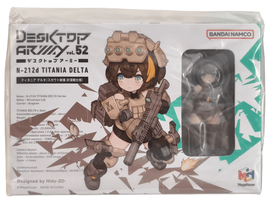 In Stock MegaHouse Desktop Army N-212d Titania Delta Desert Warrior Assembled Model Figure Movable Figure Collection Gift