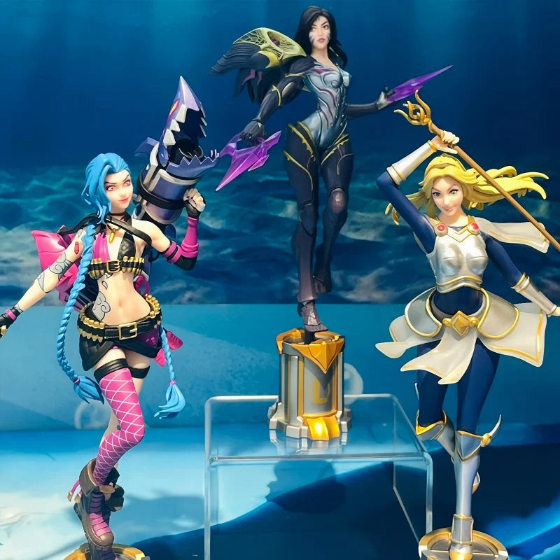 League Of Legends Jinx 3d Pen Anime Figurine Official Authentic Game Periphery Desk Decoration Ornament Toys Birthday Gifts Hot