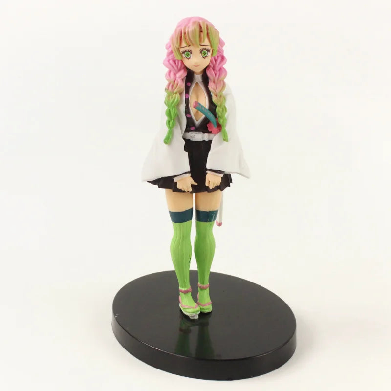 Anime Demon Slayer Kimetsu No Yaiba Sanemi Mitsuri Obanai Muichirou Kyoujurou Tengen PVC Action Figures Model Dolls Toys Gifts