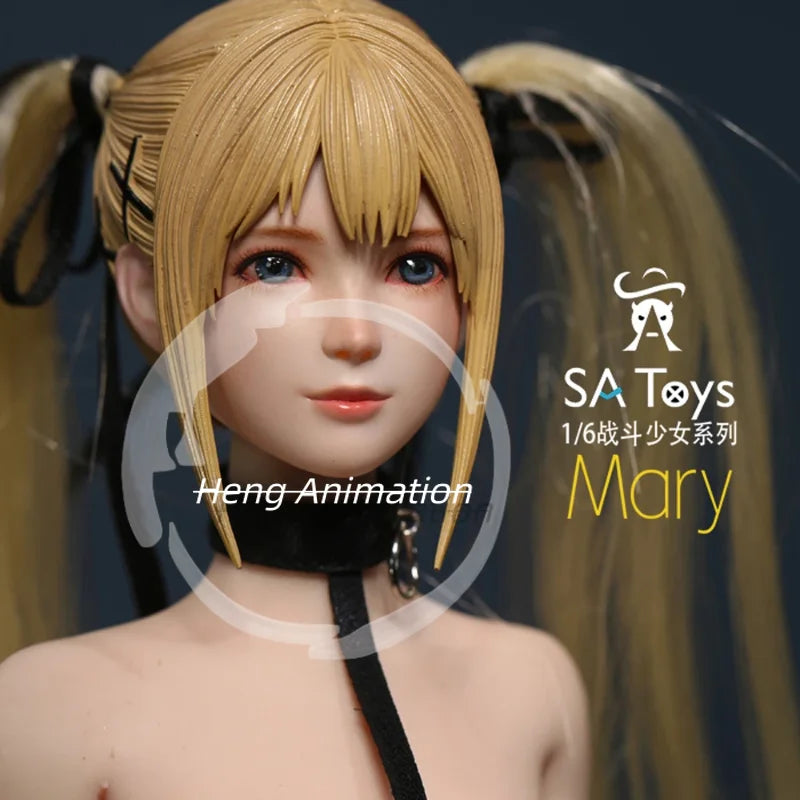 SA Toys M001 1/6 Game Role Combat Double Ponytail Girl Mdry Set Suit 12'' TBL S44A Female Soldier Action Figure Body Dolls